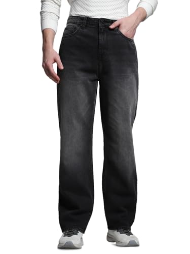 Image of Jack & Jones Men's Loose Fit Jeans | High Rise | Jeans for Men