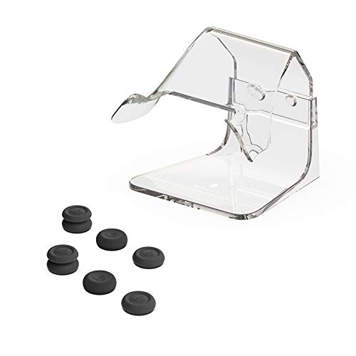 Image of SAVAGE RAVEN Skull & Co. Phantom Stand Bundle: Transparent Controller Stand Holder + Black Thumb Grips [Compatible for Xbox /Elite /Elite2 Controller]