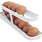 Organizador de Ovos Rolante para Geladeira Dispenser Porta Ovos Plástico Moderno