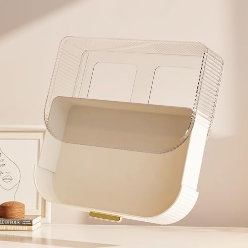 62% Off Makeup Organizer with Rotating Brush Holder & Stackable Drawers