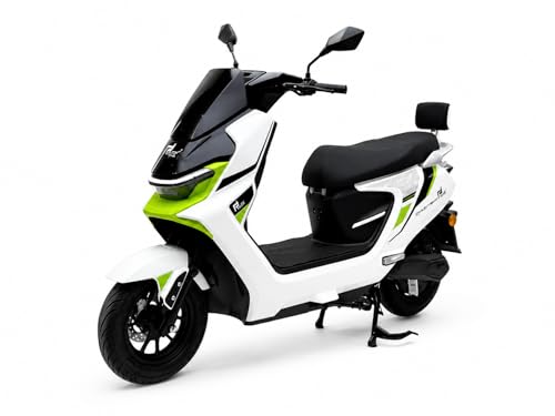Image of EOX DRIFTER Electric Scooter for Adults | 48V Removable Lithium Battery | 50-70 km Long-Range Ride | Lightweight Non-RTO E-Scooter | 180 Kgs Weight Capacity (POLAR WHITE)