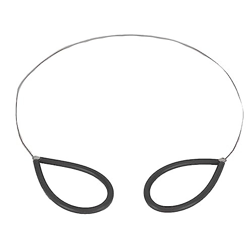 4pcs Tonschneider Draht flexibler sicherer Edelstahl -Schnittwerkzeuge für Lehmkünstler mit schwarzen Handtopf -Schnittwerkzeugen (Schwarz)