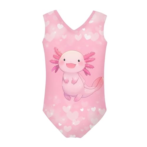 Image of Biyejit Girls Leotards Dance Sport Wear Gymnastics One-Piece Swimwear for Kids 3-14 Years