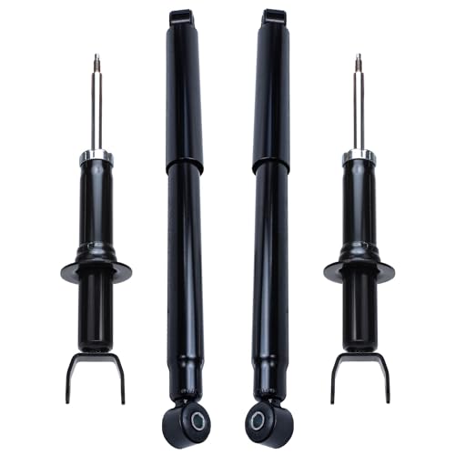 Image of Detroit Axle - 4WD Shock Absorbers for 2006 2007 2008 Dodge Ram 1500 | [5-Lug] Complete Shock Absorber Assembly Front and Rear Replacement - 4pc Set