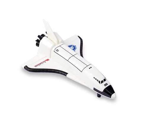 Image of ZOOBIE Toys 8 inch USA Space Shuttle, Friction Powered and Sound 1:160, Durable Educational Toy for Kids & Space Enthusiasts