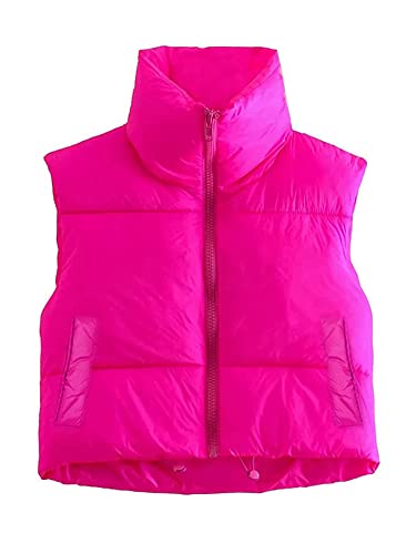 Gilet da donna con zip e colletto senza maniche