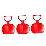 CORHAD 3 Piezas Tobogán para Nieve y Césped para Adultos Acolchado Grueso Antideslizante Deslizador Exterior Resistente y para Invierno Color Aleatorio