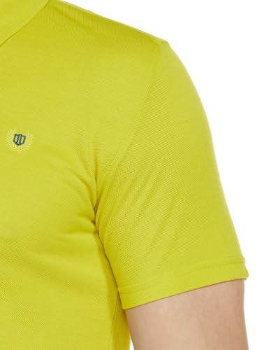Image of Duke Stardust Men Half Sleeve Polo Neck Cotton T-Shirt (LF5400 Leaf Green L)