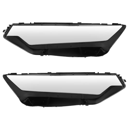 Headlight Lens Cover for 2020 2021 2022Cadillac XT6, Left Driver Side Headlight Cover, Front Headlamp Headlight Lens Cover for 2020-2022Cadillac XT6, Black Housing Clear Lens (Left and Right Side)