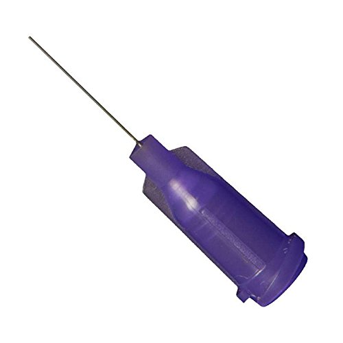 IT Series Standard Stainless Steel 30 Gauge Needle with Lavender Luer Lock Hub.006 Inch I.D.012 Inch O.D, 1/2 Inch Long, 50/Box (4 Boxes)