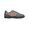 Chuteira Society Umbro Attak III Masculina Grama Sintética Antiderrapante (Preto/Grafite/Laranja, BR, Adulto, Numérico, 43)