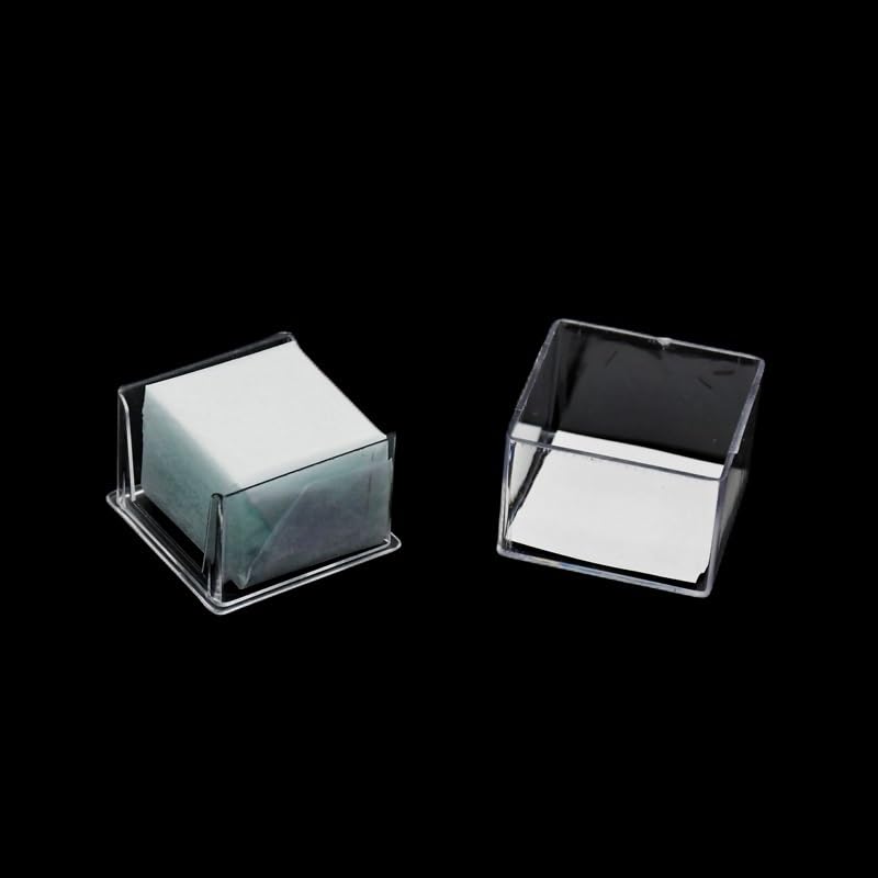 Szklana osłona mikroskopu 24 x 24 mm, grubość 0,13-0,17 mm, 1000 szt. kwadratowych nakładek do użytku laboratoryjnego, idealna do badań naukowych i eksperymentów