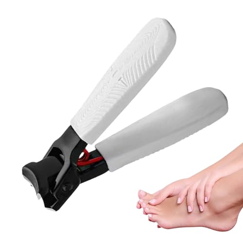 Cortador de uñas para pies | Mandíbula grande extra resistente para uñas manos y pies, corte de uñas para hombres, mujeres adultas mayores viaje casa Manicura