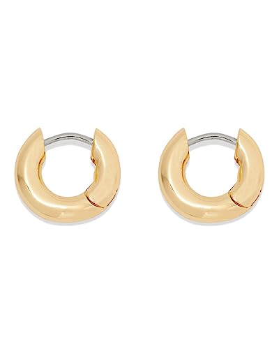 gorjana - Lou Huggies 1/2" Drop - 18K Gold-Plated Finish - Secure Hinge Closure - Stylish Hoop Earrings, Ideal for Ear Stack - Complimentary Gift Packaging - Perfect for Gifting3