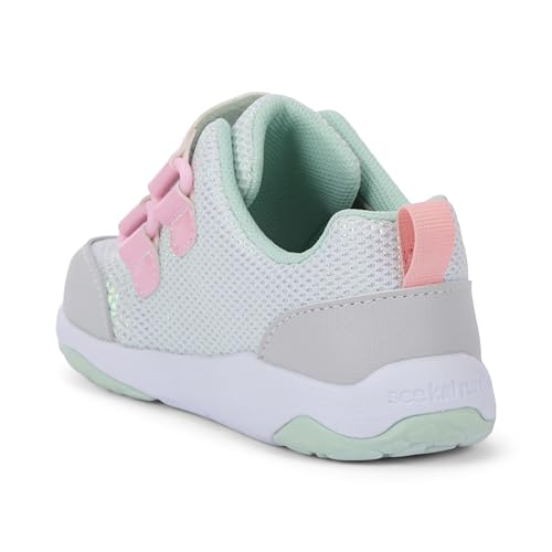 See Kai Run Ryder Adapt II - Adjustable & Adaptive Sneakers for Kids - Light Gray Shimmer, 12 Little Kid by See Kai Run - Used condition - Image 2