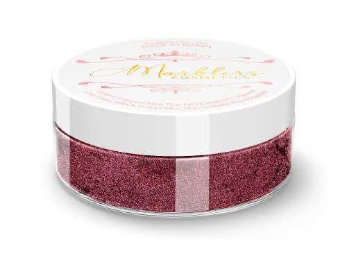 MARBLERS Fine Synthetic Mica Powder [Grace Maroon] 0.11oz (3g) |