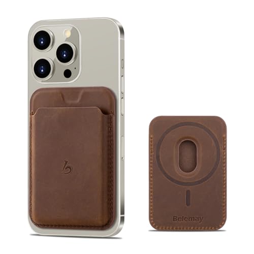 Belemay Strong Magnetic Wallet Compatible with Magsafe, Minimal C...