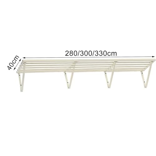 Mensole da parete – Scaffale resistente per garage, capannone, ufficio, cantina e officina, soluzione salvaspazio per strumenti e forniture