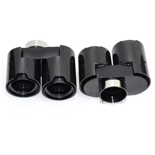 Embout d'échappement carbone pour BMW G20 G21 style carbone brillant
