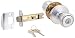 Kwikset Tylo Entry Knob featuring SmartKey in Satin Chrome