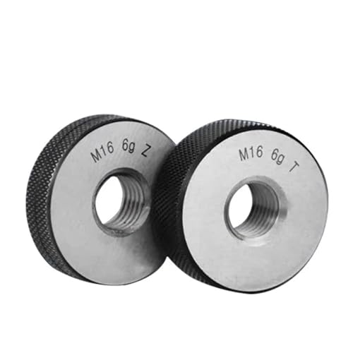 2 Pcs/Set M14 M16 M18 M20 M22 M24*3 * 2 * 1.5 * 1 * 0.5 Thread Ring Gage Gauge Go-Nogo 6G Measure(M14X1.0) miniatura 5