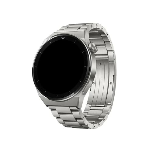 Srndsydak Correa de Metal de titanio de 22mm Compatible con Huawei Watch GT 4 3 2 Pro/Amazfit GTR GTS C20 Pro(Silver)