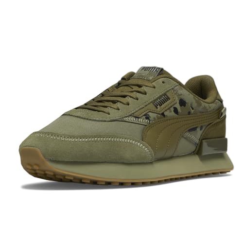 PUMA Mens Future Rider Camo Flagship Lace Up Sneakers Shoes Casual - Green2