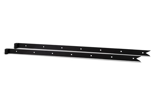 Alberts 306366 Penture | en différents modèles | noire | gond Ø 16 mm | 1000 x 40 mm | Set de 2...