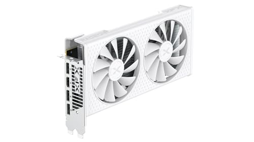 Image of XFX Speedster SWFT210 Radeon RX 7600 Graphics Card White with 8GB GDDR6 HDMI 3xDP, AMD RDNA 3 RX-76PSWFTWY