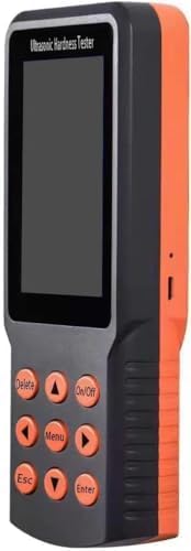 Ultrasonic Hardness Meter Ultrasonic Hardness Tester Durometer with Test Force 9.8N Maximum Test Surface Roughness Ra<3.2μm Scale HV HRC HRA HRB HBW for Thin-Walled Workpiece Tooth Flanks Pipeline
