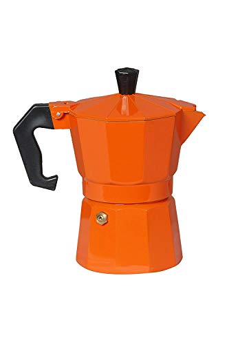 Image of 3D CREATIONS 3dCreations Aluminium Aluminum (Polished) South Indian Filter Degree Kaapi Coffee Machine or Percolator Perculator Or Italian Espresso (9 Cup 450 ML, Orange)