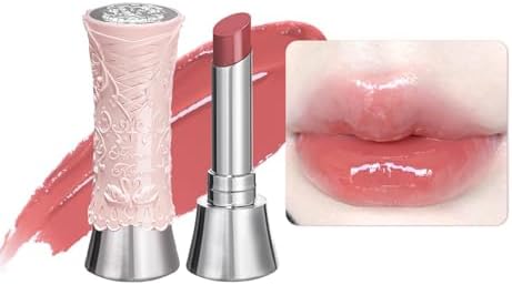 Flower Knows [GIFT] Swan Ballet Shine Lipstick,Hydrating Solid Lip Gloss,Moisturizing Nude peachy Tinted Lip Balm-Long Lasting Lip Gloss in Balm for Girls&Women,(B03 Sweet Heart)