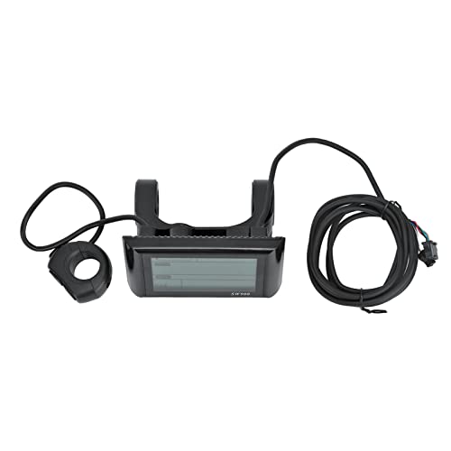Electric Bike SW900 LCD Display Panel, Control Screen for 24V 36V 48V 60V Scooters, Speed Power Display, ABS Material, Easy Installation