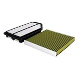 Engine Air Filter and Cabin Air Filter Compatible with Honda Odyssey 2011-2017 with OE Replace 17220RV0A00 CA11042 & 80292-SDA-A01