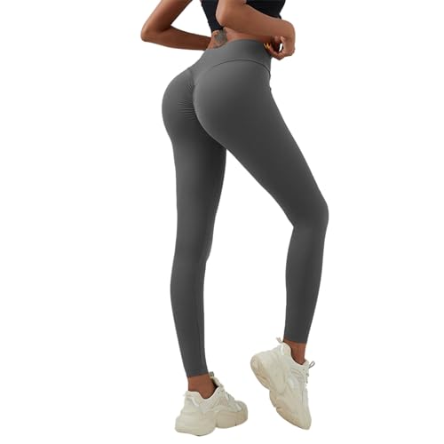 Neteson Leggings Deportivos Mujer Push Up Pantalones Cintura Alta Leggings Scrunch Butt Mallas Anticeluliticos Sin Costuras Opaco Pantalones Gym Yoga Fitness Jogging