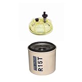 R15T Spin-On Fuel Filter Element (10 Micron) with Cup Compatible with Parker Racor 215R Series