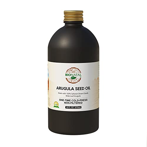BioNatal Egyptian desert Wide Leaf Arugula Seed Oil 16oz (GLASS)