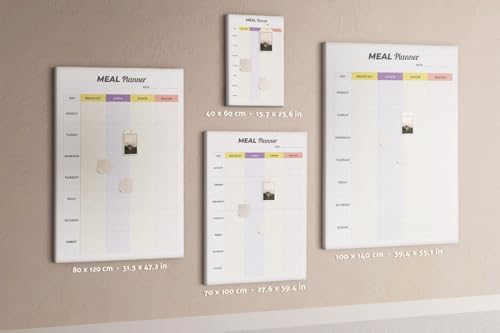 Tableau liège horizontal 40x60 planificateur minimaliste pour notes et photos de bureau