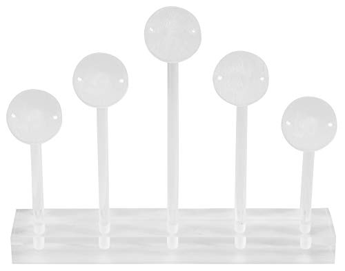 7daysin - Pendientes de exhibición de joyas 6100066, Plástico