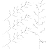 MAGICLULU 4 Stück Acrylblütenzweige 30cm Transparente Selbstgemacht Dekoration für Hochzeit Heim Vielseitige Künstliche Blütenknospen für Bastelprojekte und Geschenke