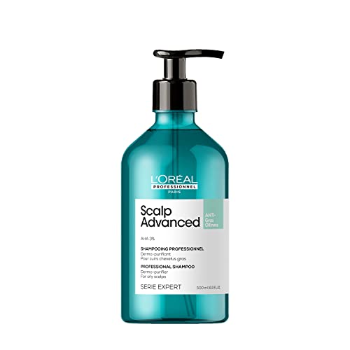 Opiniones de Losiones que Puedes Comprar On-line. 45 L'Oréal Professionnel Scalp Advanced | Shampoo anti-oleosidad | Limpia y elimina el exceso de grasa en el cabello | Formulado con 3% AHA | Aprobado por dermatólogos | Para todo...