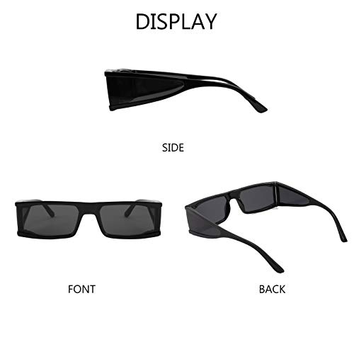 Image of FEISEDY Vintage Small Sunglasses Oval Slender Metal Frame Candy Colors B2277
