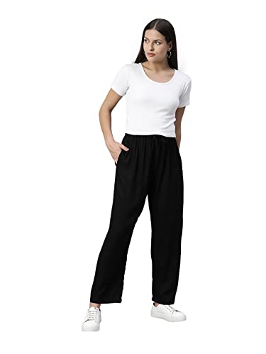 Image of TWIN BIRDS Viscose Fabric Kurti Pant /Trousers with Functional Pocket for Women