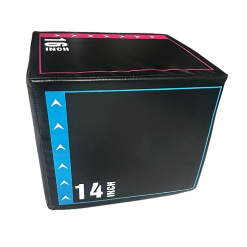 Milageto Caja de Salto pliométrica 3 en 1, de Ejercicio de Salto para niños y Adultos, multifunción, Entrenamiento de Fuerza, Caja para, Style H