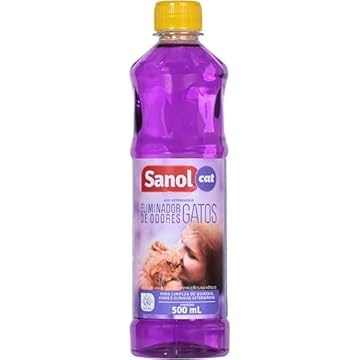 Sanol Dog Eliminador De Odores Para Gatos Cat 500 Ml Roxo