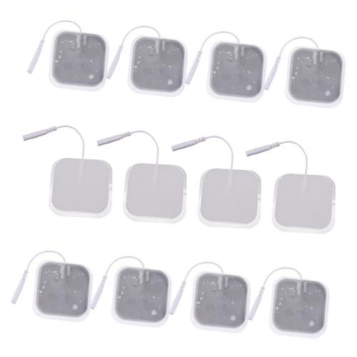 Ipetboom 20Piezas Almohadillas De De Autoadhesivas De Reutilizables Para Electroestimuladores De y Flexibles Para Espalda