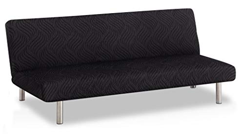 Bartali Funda de sofá Clic-clac elástica Aitana - Color Negro - Tamaño estandar (de 170 a 205)