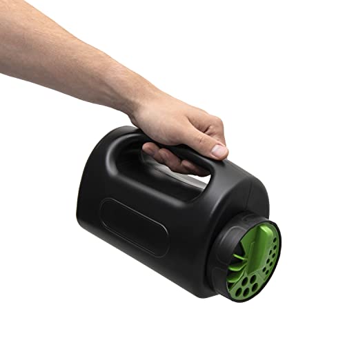 Zantos Fertilizer Spreader Shaker Handheld Grass Seeder De Ice Snow 3 Adjustable Openings 80Oz Capacity Used In All Seasons #TOP3