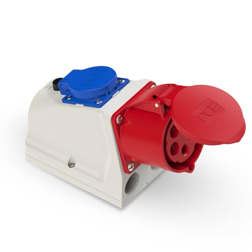 Combinaison socket 32A 5 pôles ECO boîtier renforcé haute conductivité