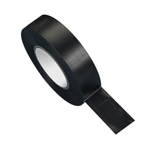 Gocableties Black Electrical Tape, 19mm x 20m, Strong Self-Adhesive PVC Insulation Tape for Insulating, Repairing and…